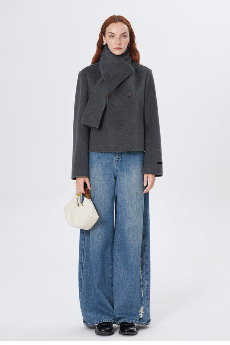 High-Grade Wool Double-Faced Wool Coat