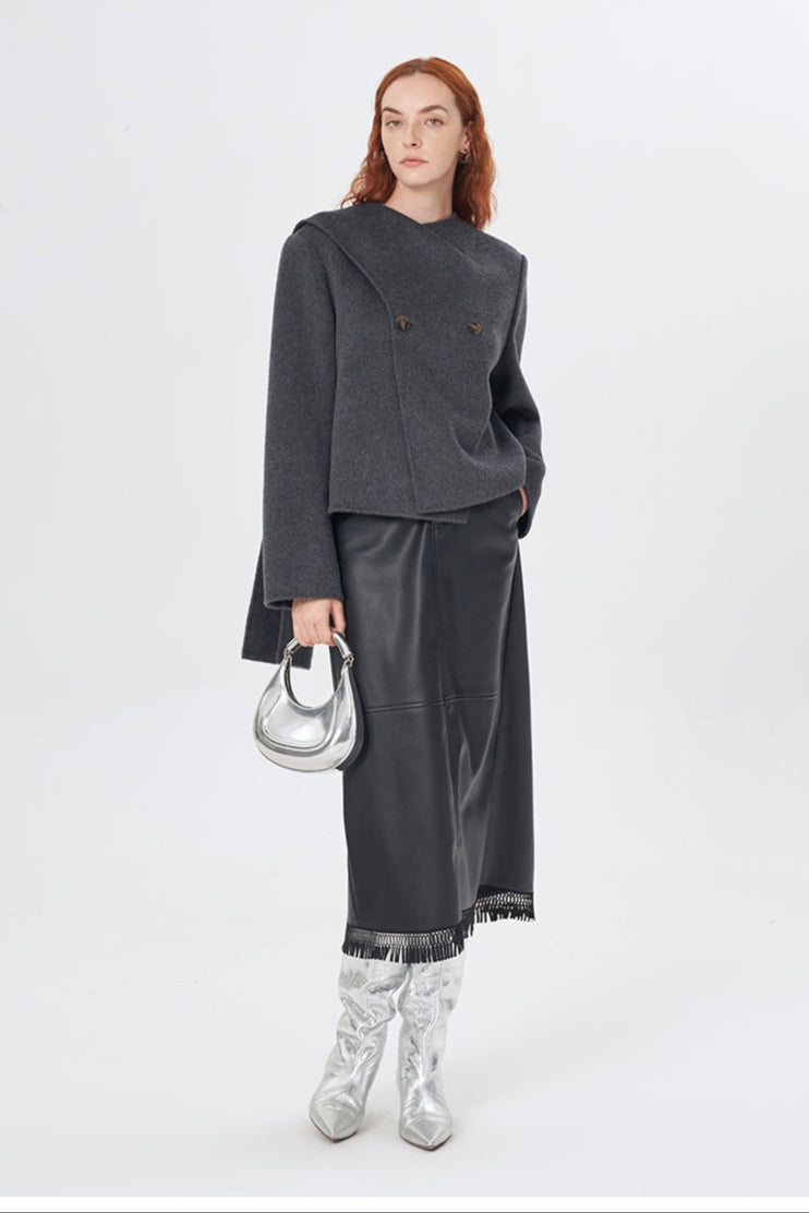 High-Grade Wool Double-Faced Wool Coat