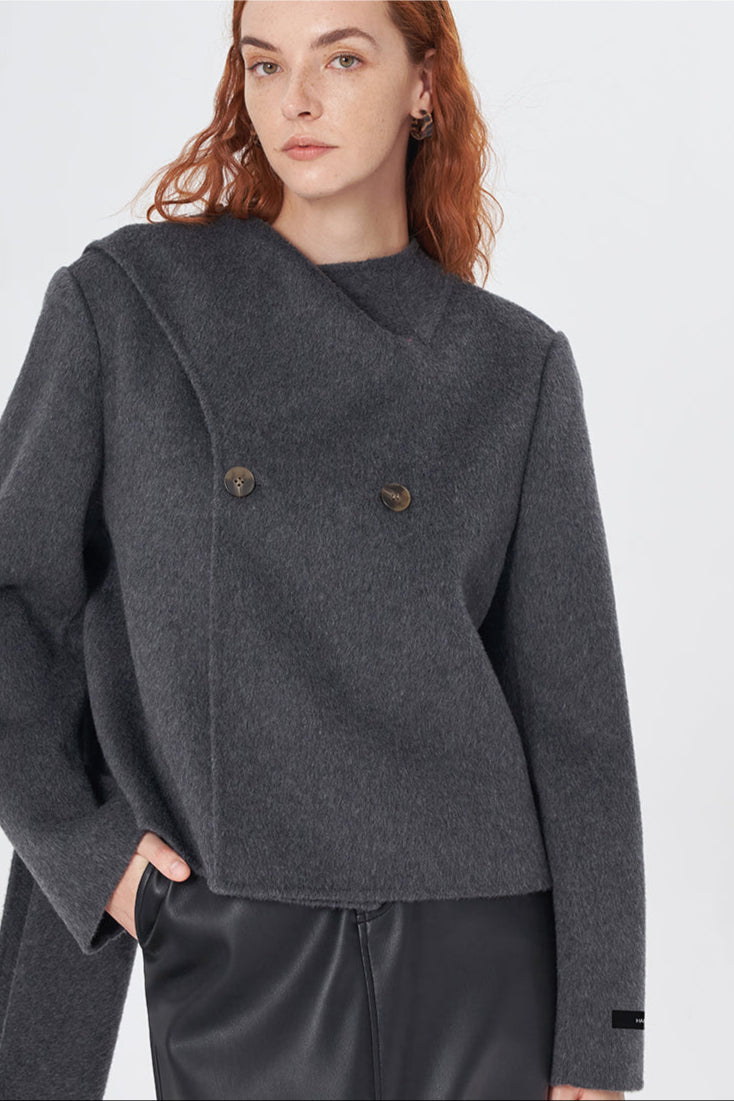 High-Grade Wool Double-Faced Wool Coat