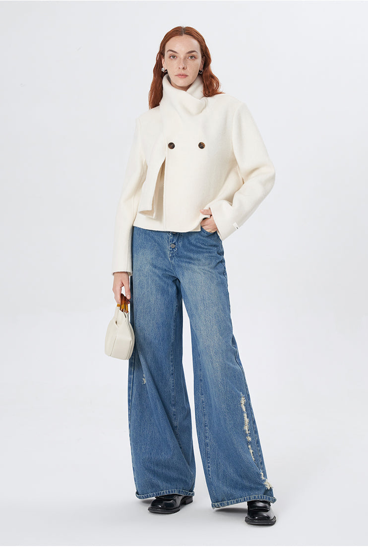 High-Grade Wool Double-Faced Wool Coat