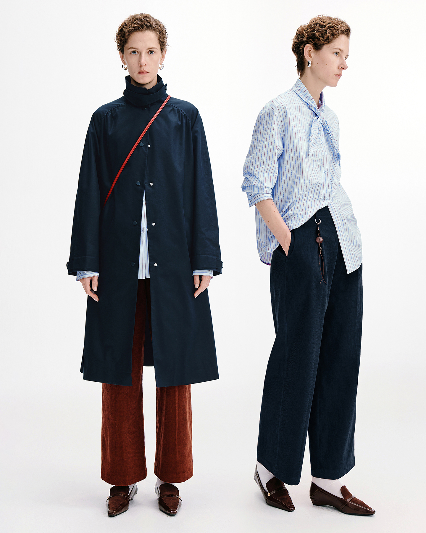 Tassel-Detail Corduroy Trousers – Cropped Straight