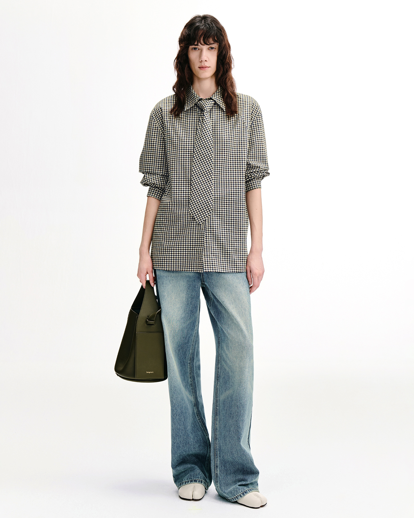 High Rise Straight Jeans – Vintage Blue Wash