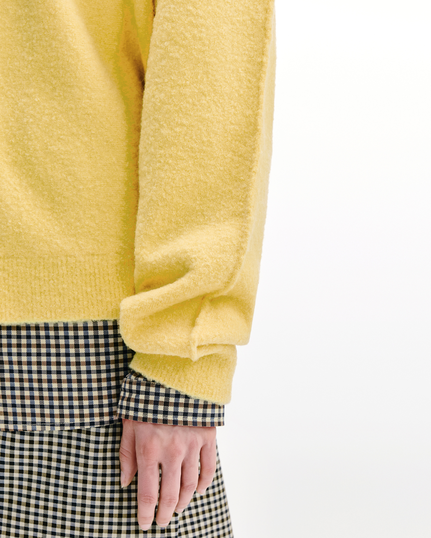 Relaxed Dolman Sleeve Sweater – Wool Blend