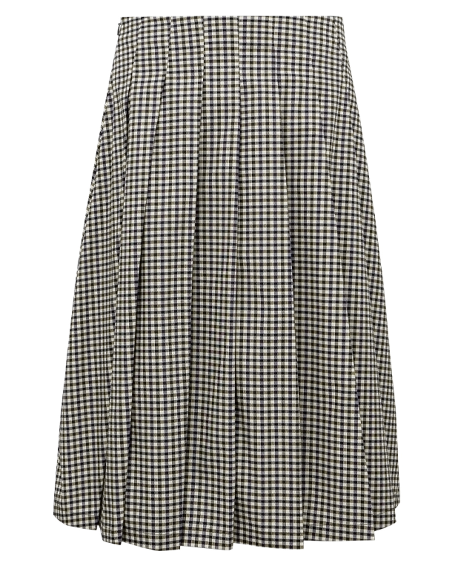 Vintage-Plaid Mini Skirt – Cotton