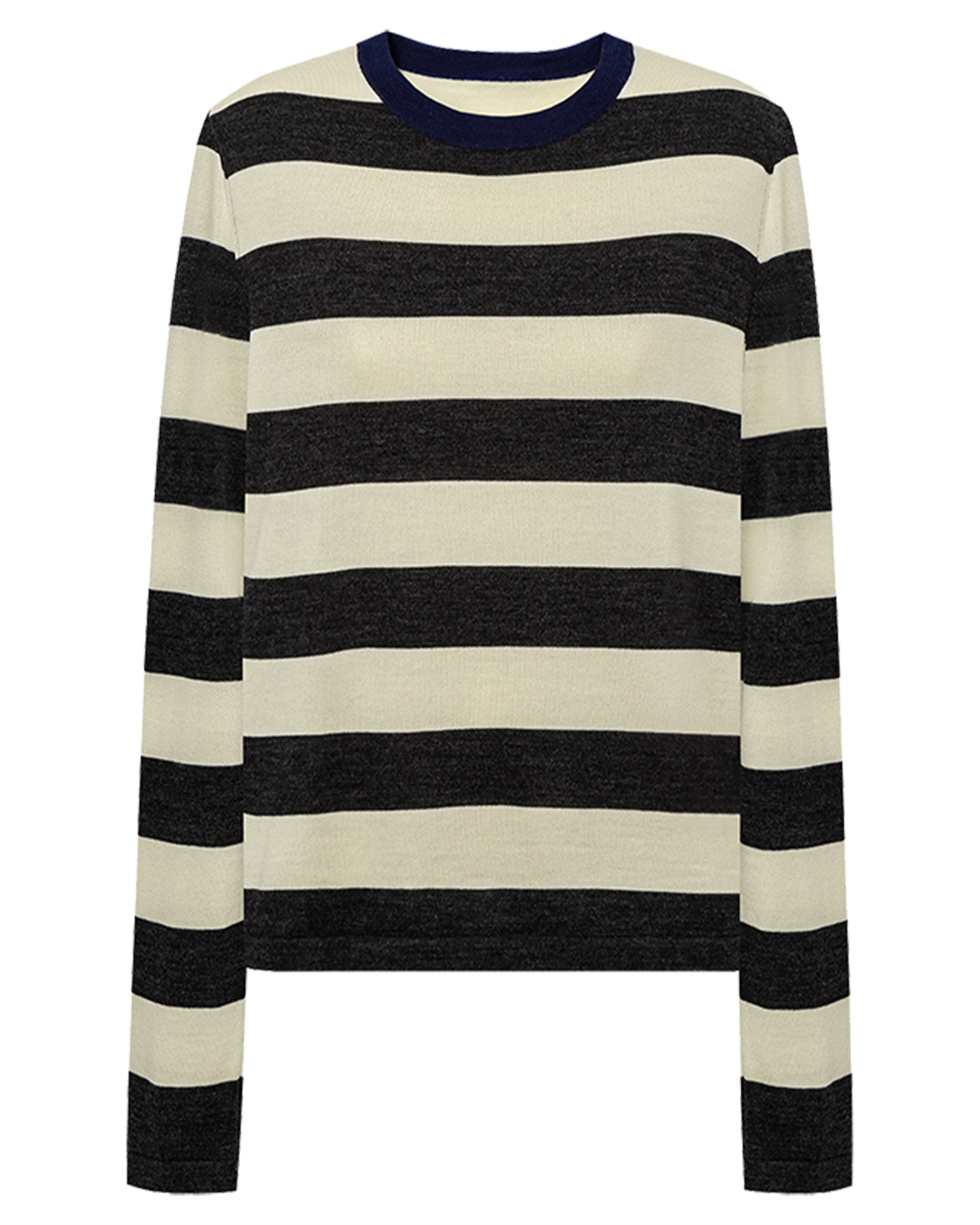 Stripe Knit Tee – Wool Blend