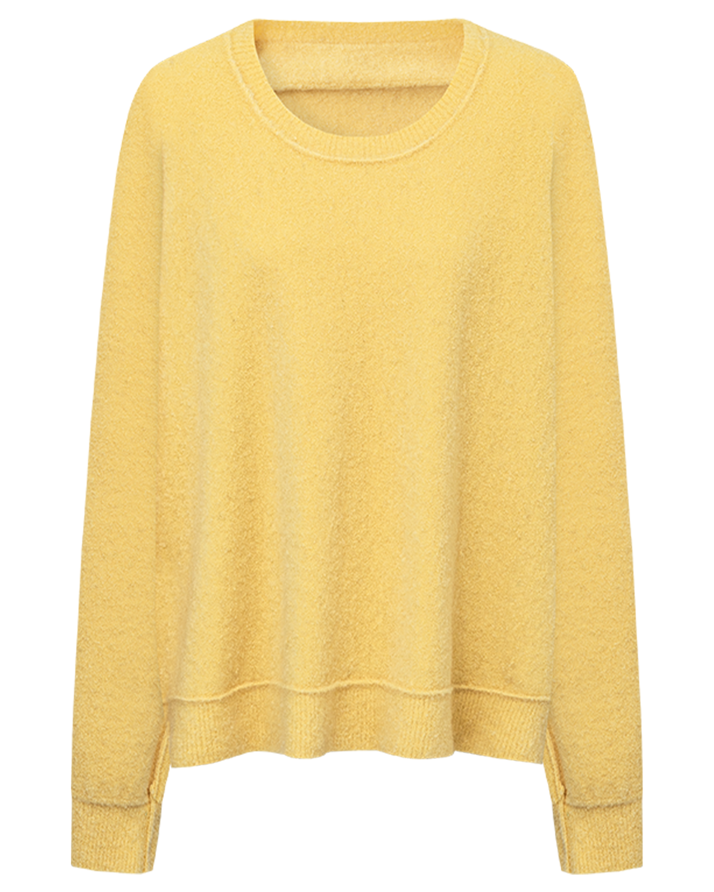 Relaxed Dolman Sleeve Sweater – Wool Blend