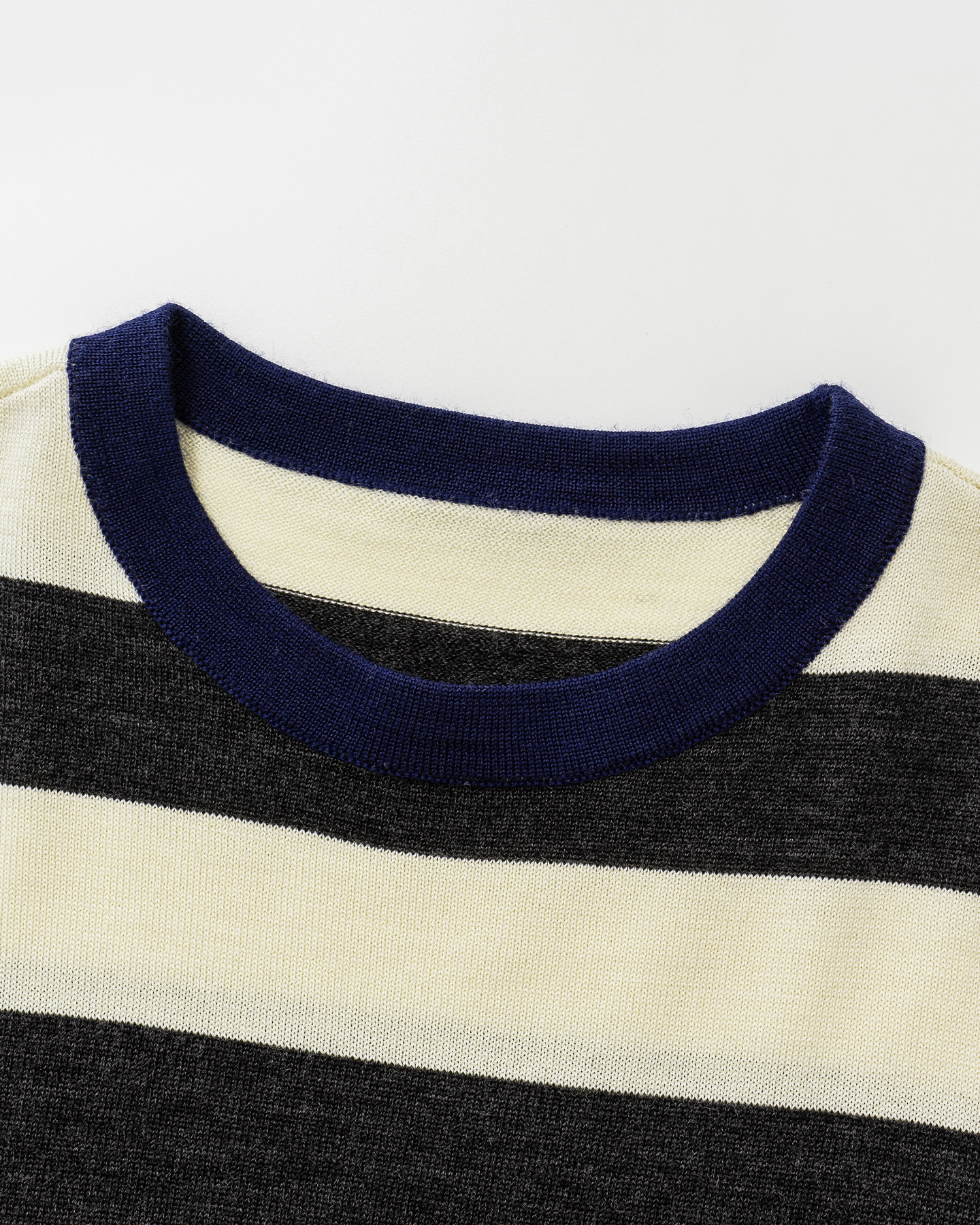 Stripe Knit Tee – Wool Blend