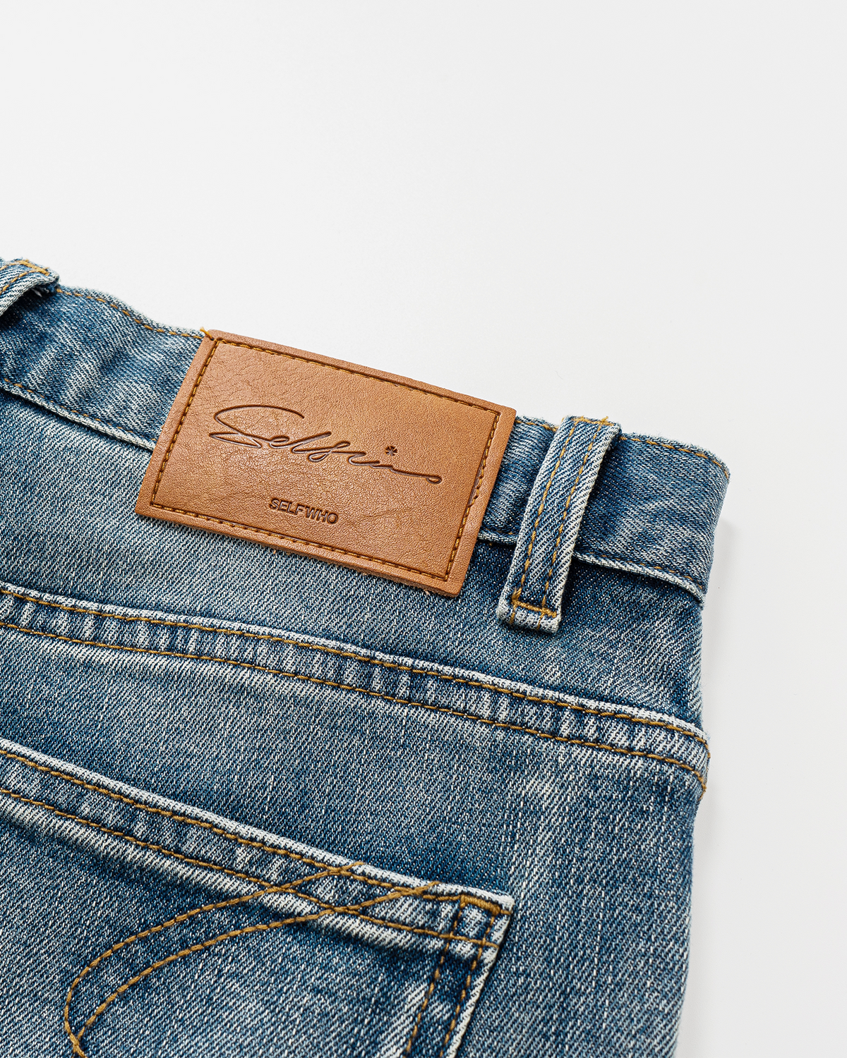 Vintage Wash Flare Jeans