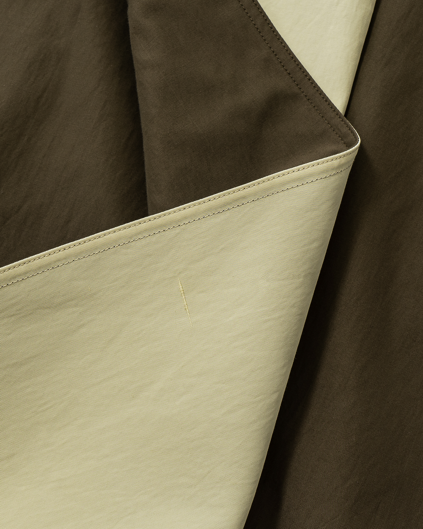 Long Trench Coat – Toasted Brown Cotton-Blend