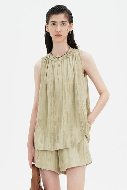SELFWHO Lyocell Blend Camisole Top