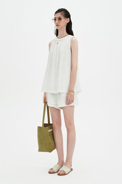 SELFWHO Lyocell Blend Camisole Top