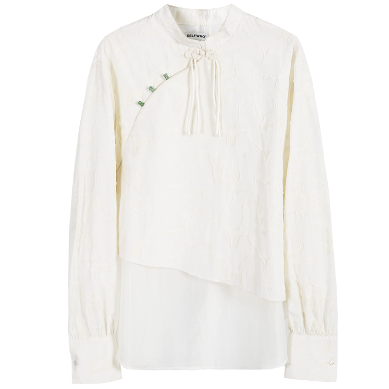 SELFWHO Retro Loose New Chinese Shirt Casual Outerwear