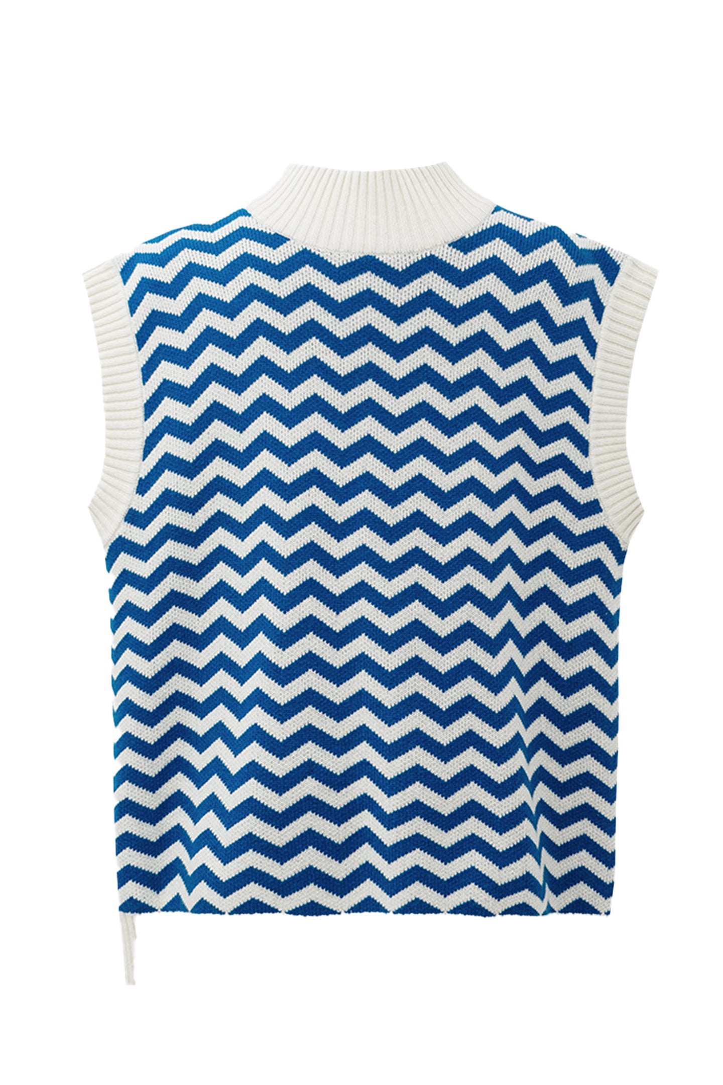 SELFWHO Wool And Cashmere Blend Contrasting Wool Vest