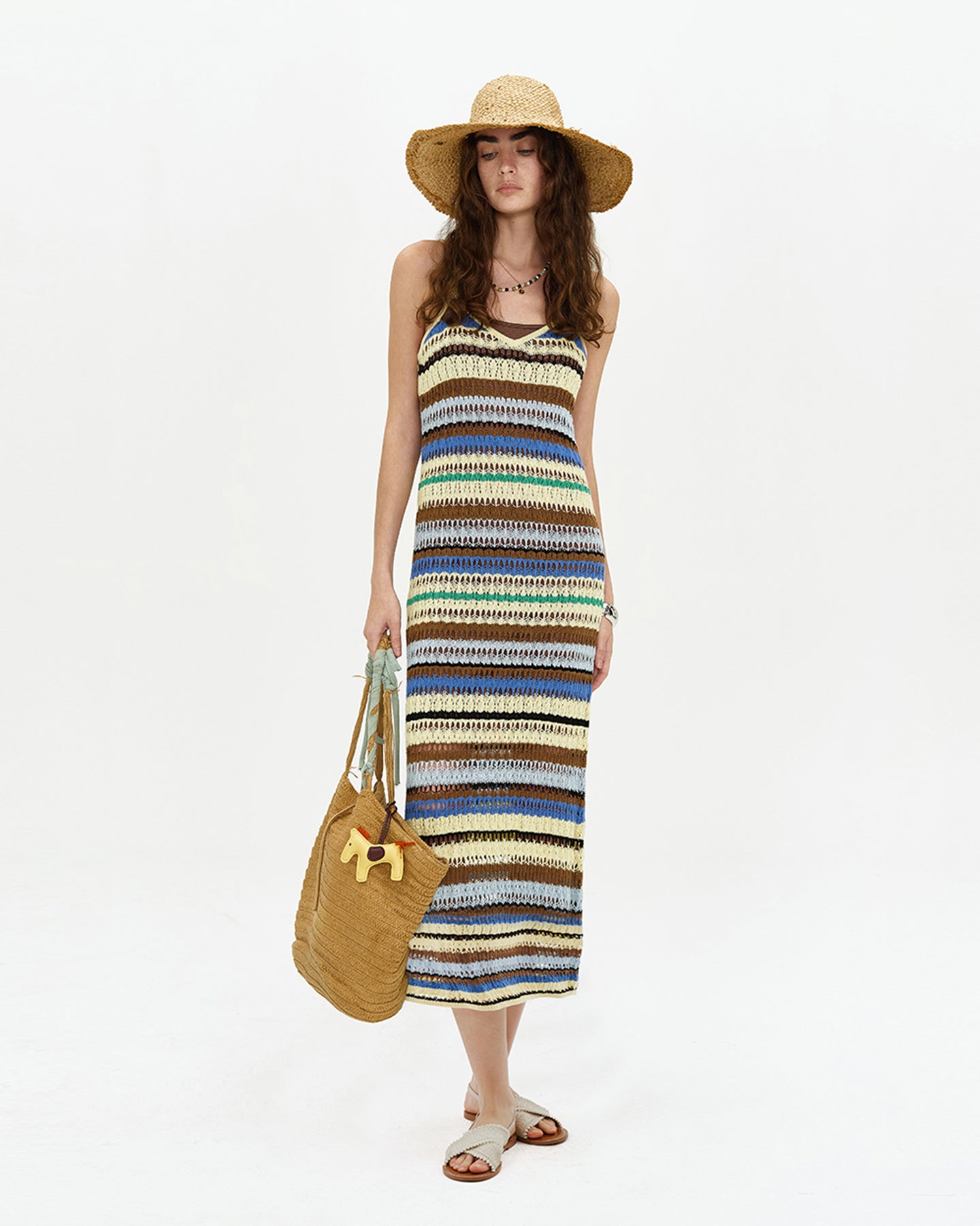 Knitted Striped Dress