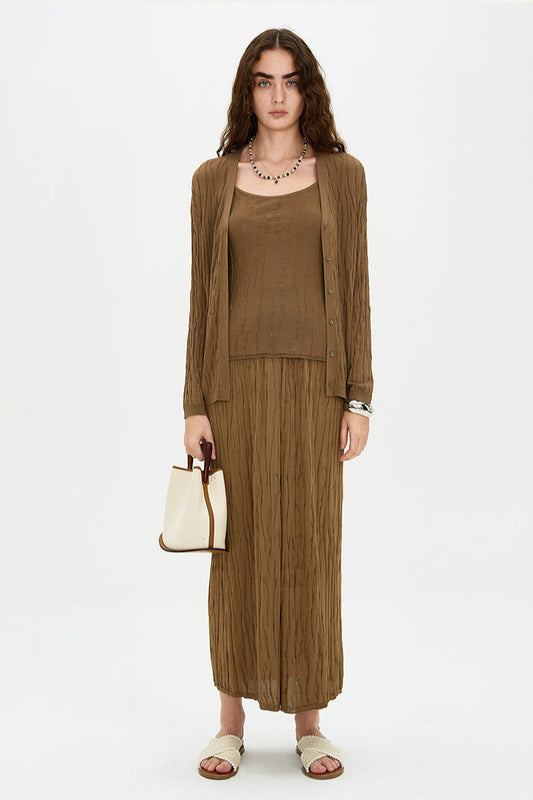 Straight Slim Fit Versatile Knitted Skirt