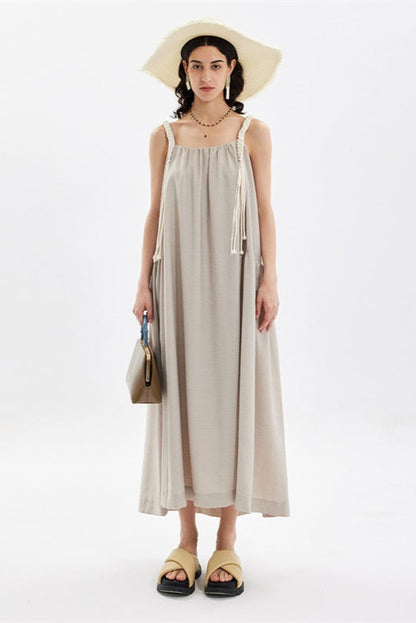 Casual Drape Slip Dress