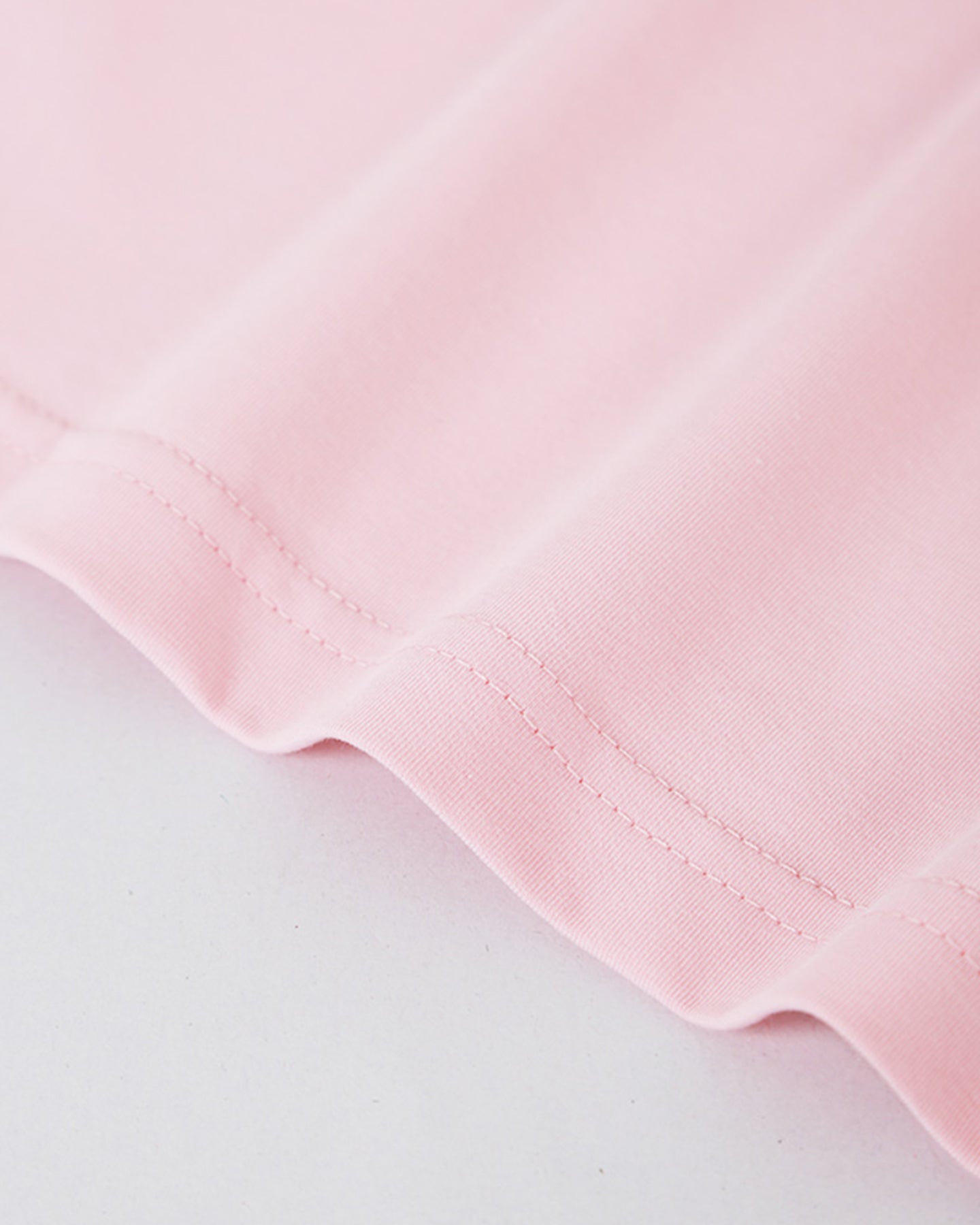 Pink Slim Design Short-Sleeved T-Shirt