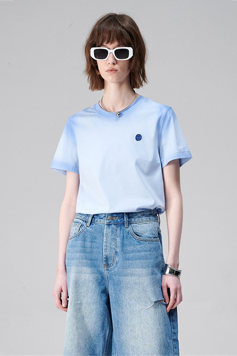 SELFWHO Modal Silk Short-Sleeved T-Shirt
