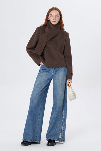 High-Grade Wool Double-Faced Wool Coat
