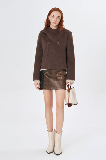 High-Grade Wool Double-Faced Wool Coat