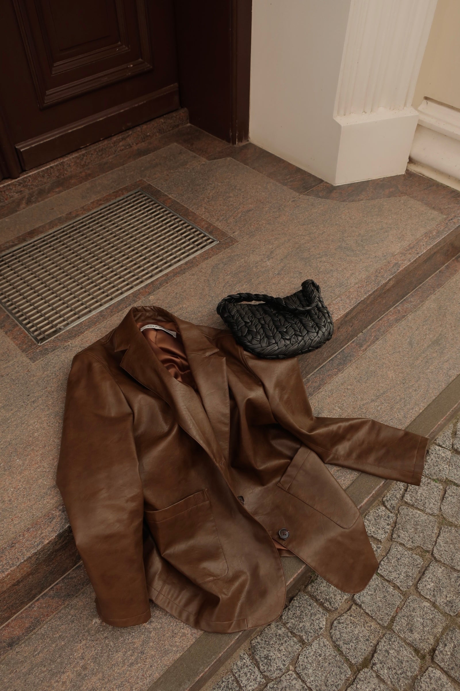 Brown American Retro Leather Jacket