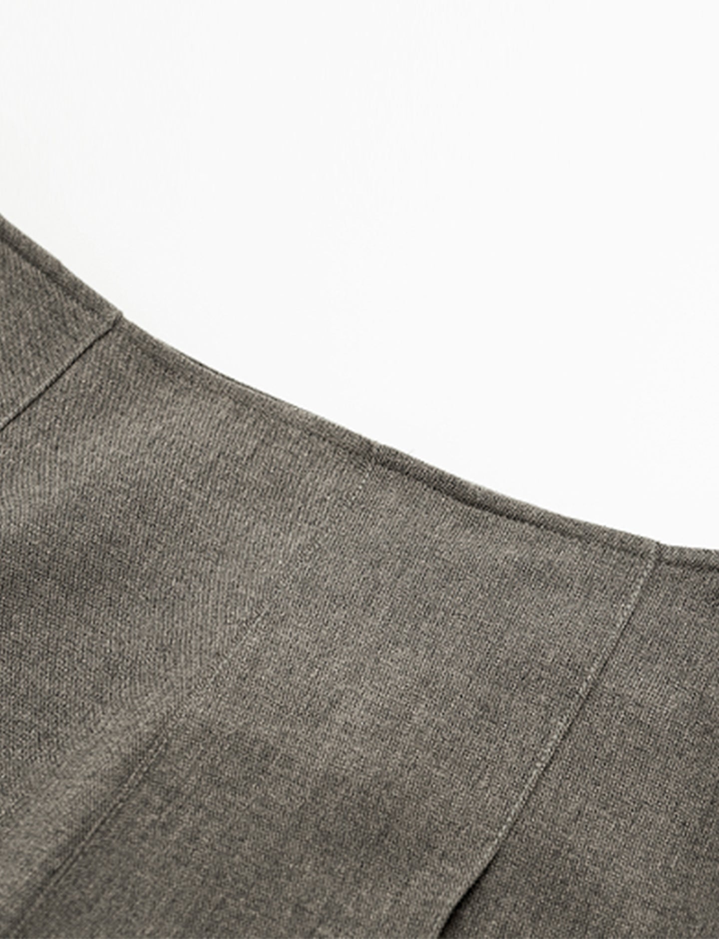 High Waist Casual Half-Length Pleated Skirt+Vest