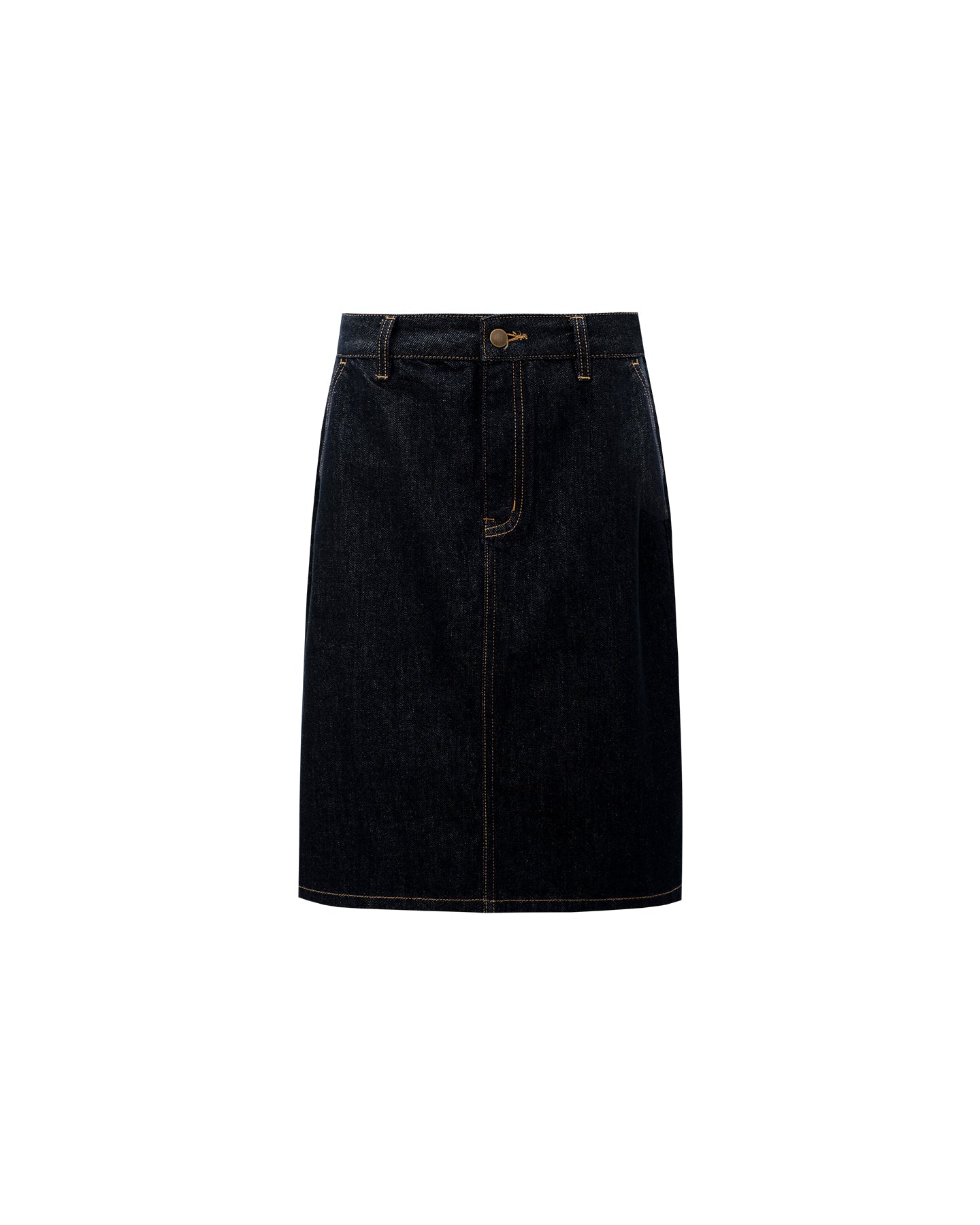 Cotton Blend Vintage Denim Jacket & Skirt