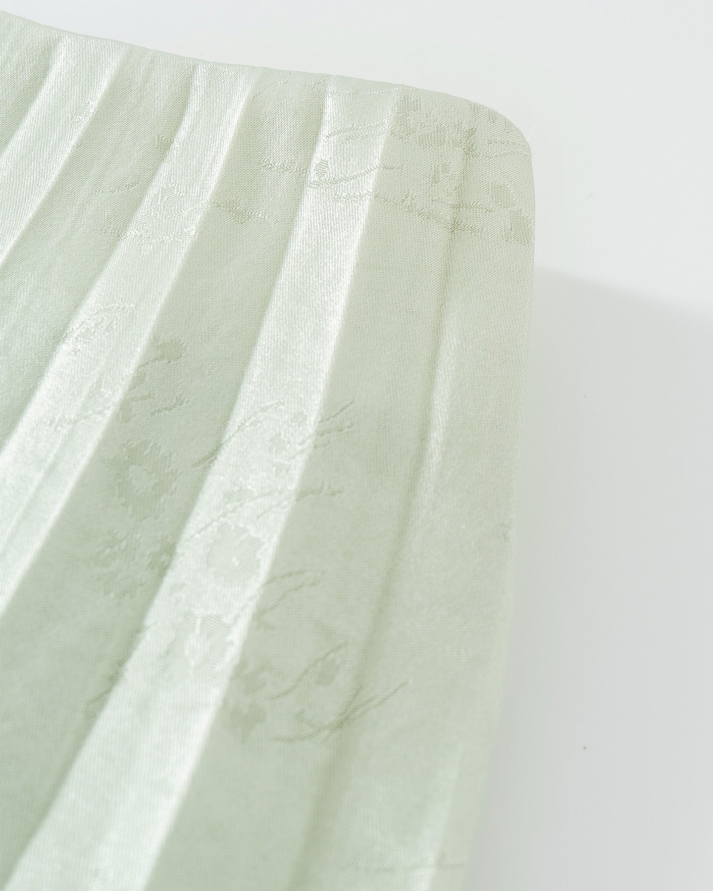 New Chinese Style Satin A-Line Skirt