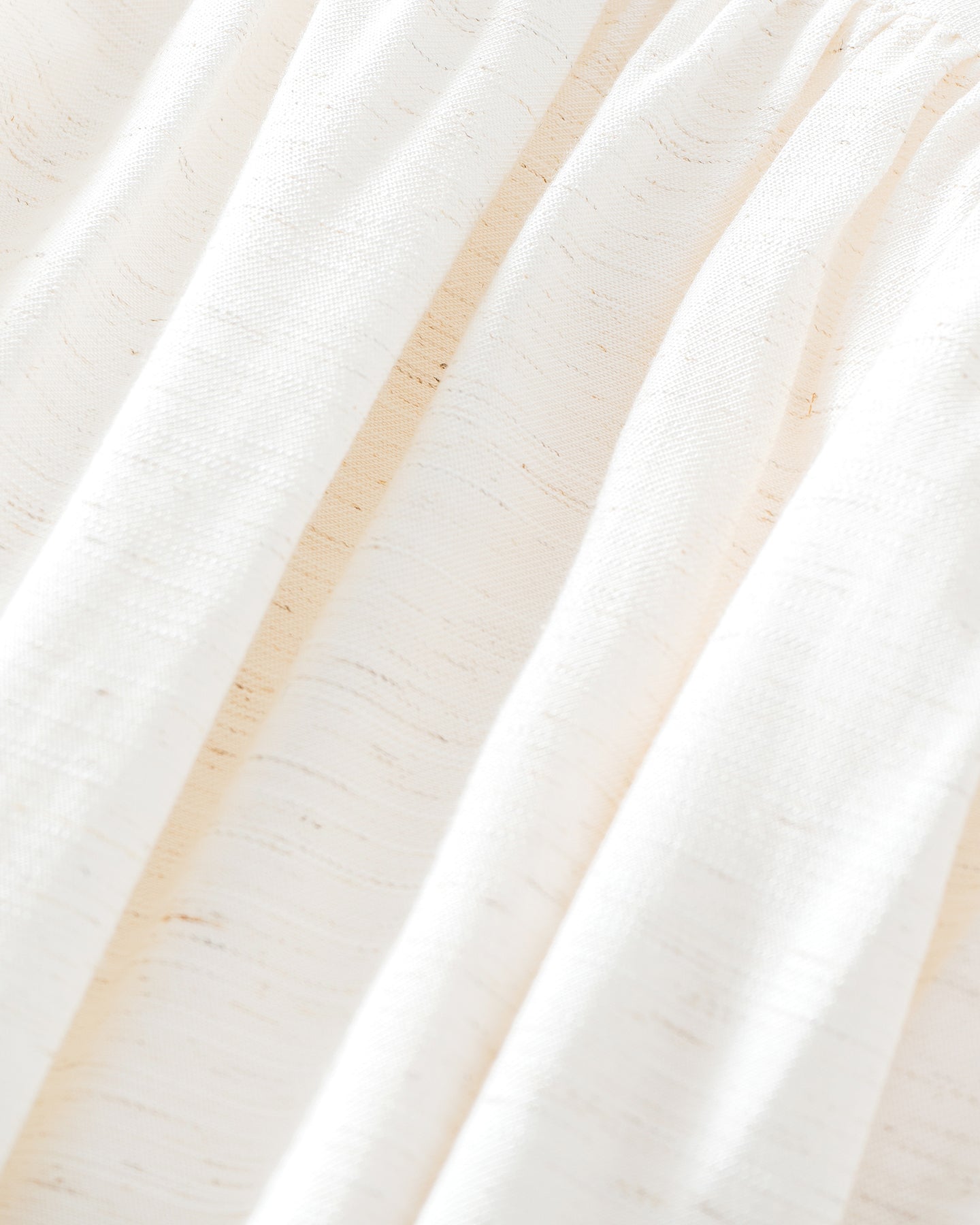 Slimming Linen-Blend Flared Maxi Skirt