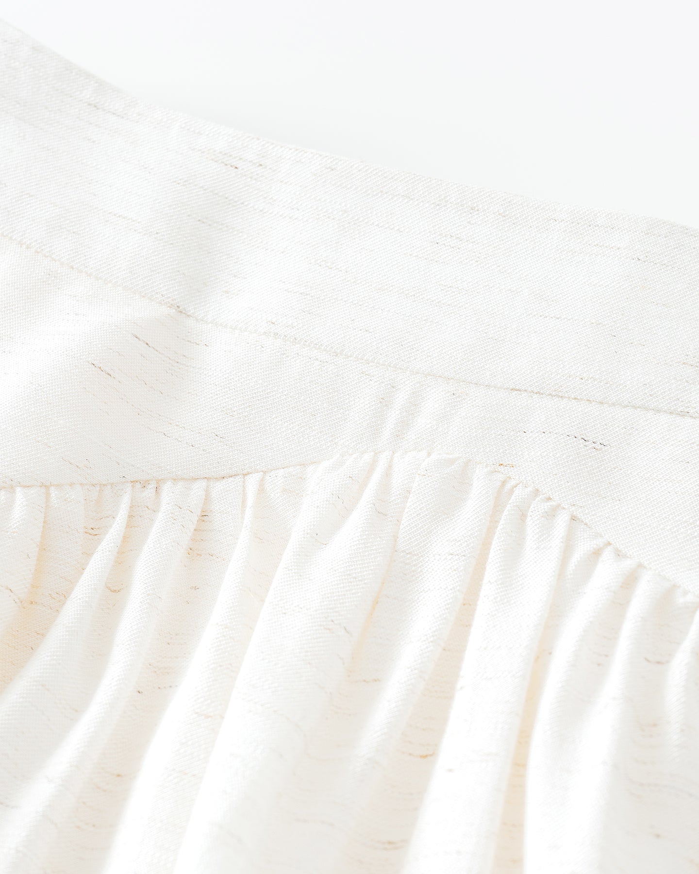 Slimming Linen-Blend Flared Maxi Skirt
