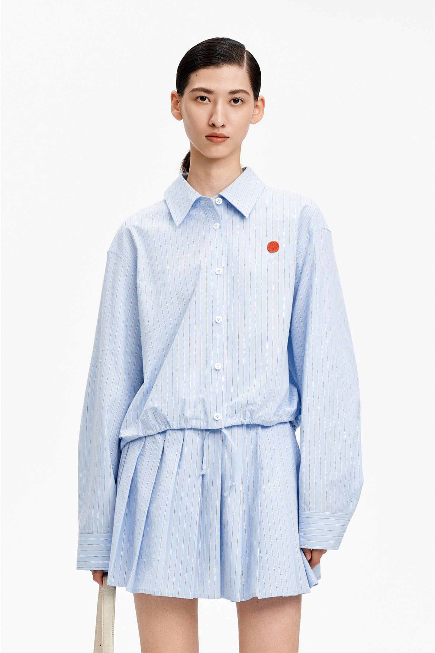 Pure Cotton Blue Striped Shirt