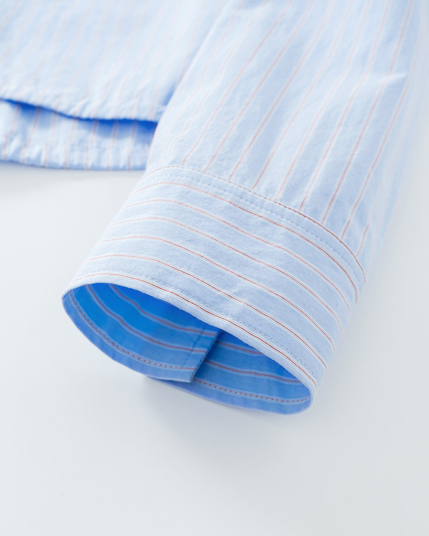 Pure Cotton Blue Striped Shirt