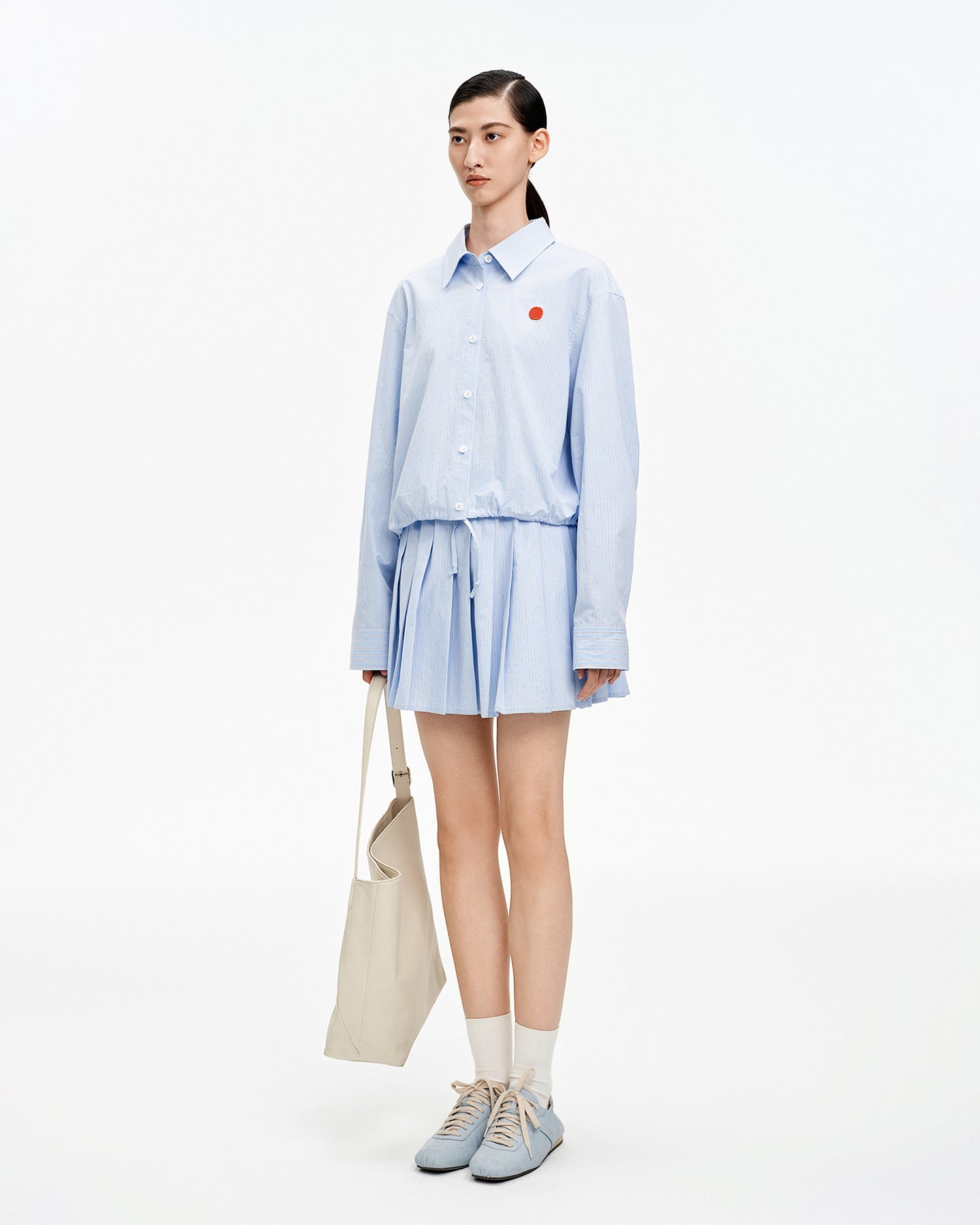 Pure Cotton Blue Striped Shirt