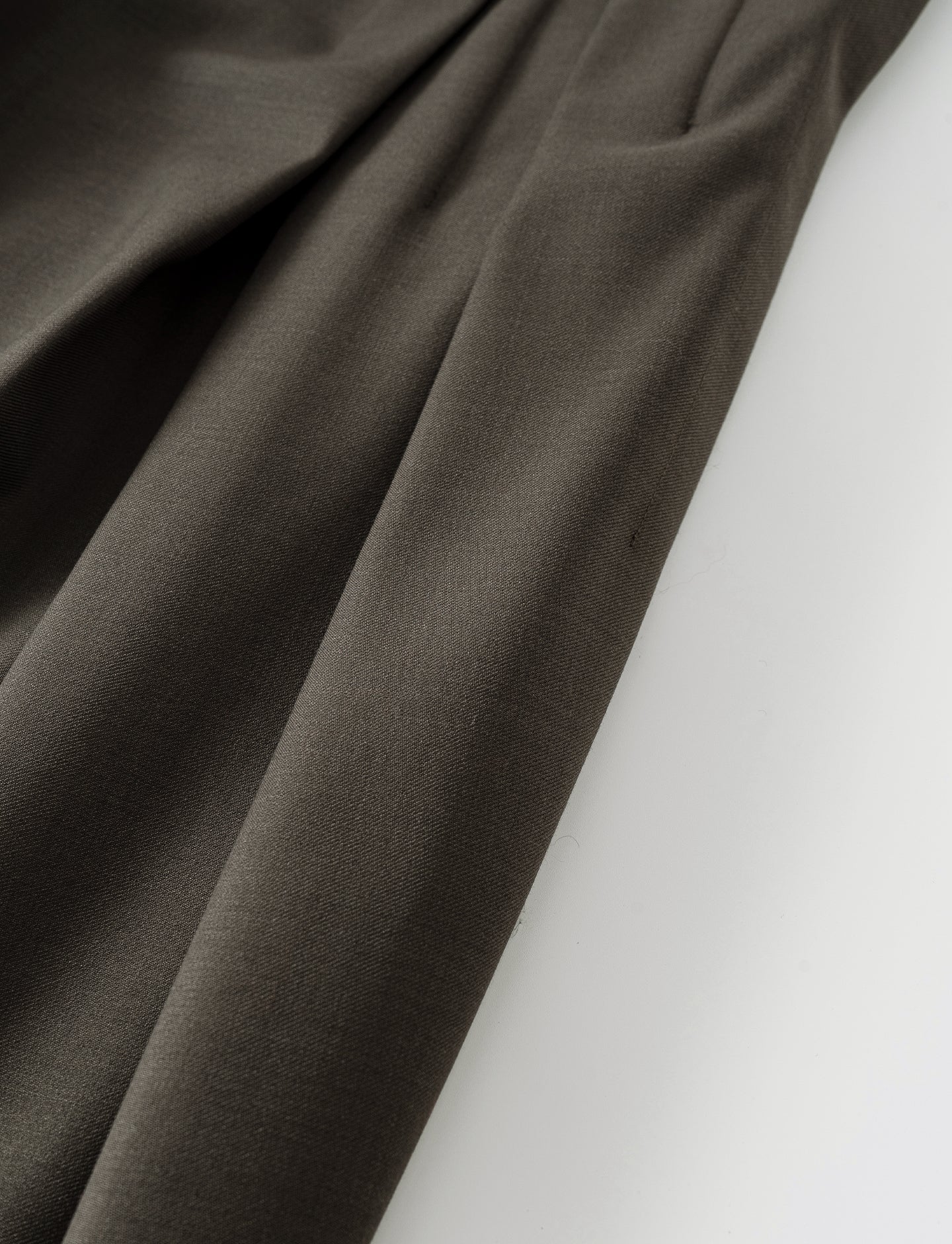 Merino wool blend drawstring casual pants
