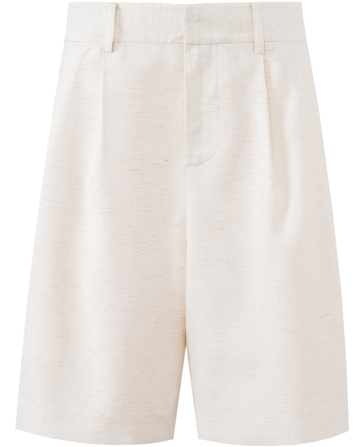 Loose-Fit Wide-Leg Knee-Length Shorts