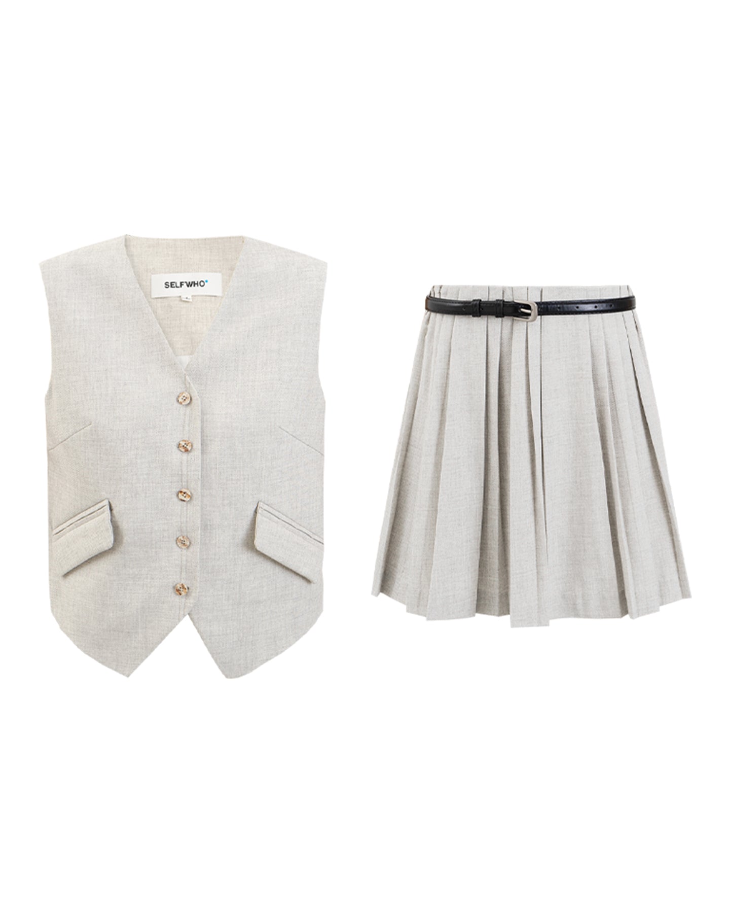 Classic V-Neck Suit Vest Jacket