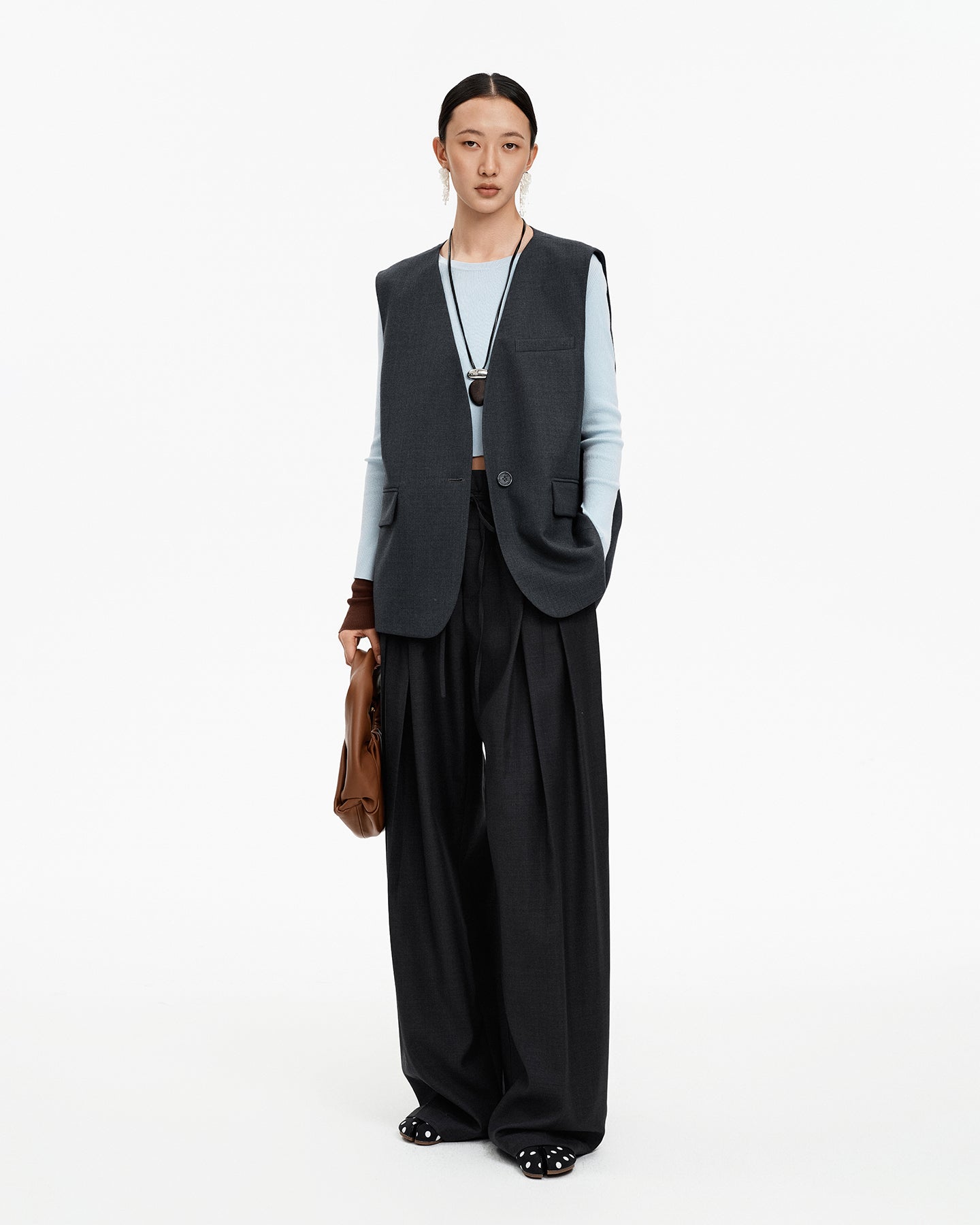 Classic V-Neck Sleeveless Vest