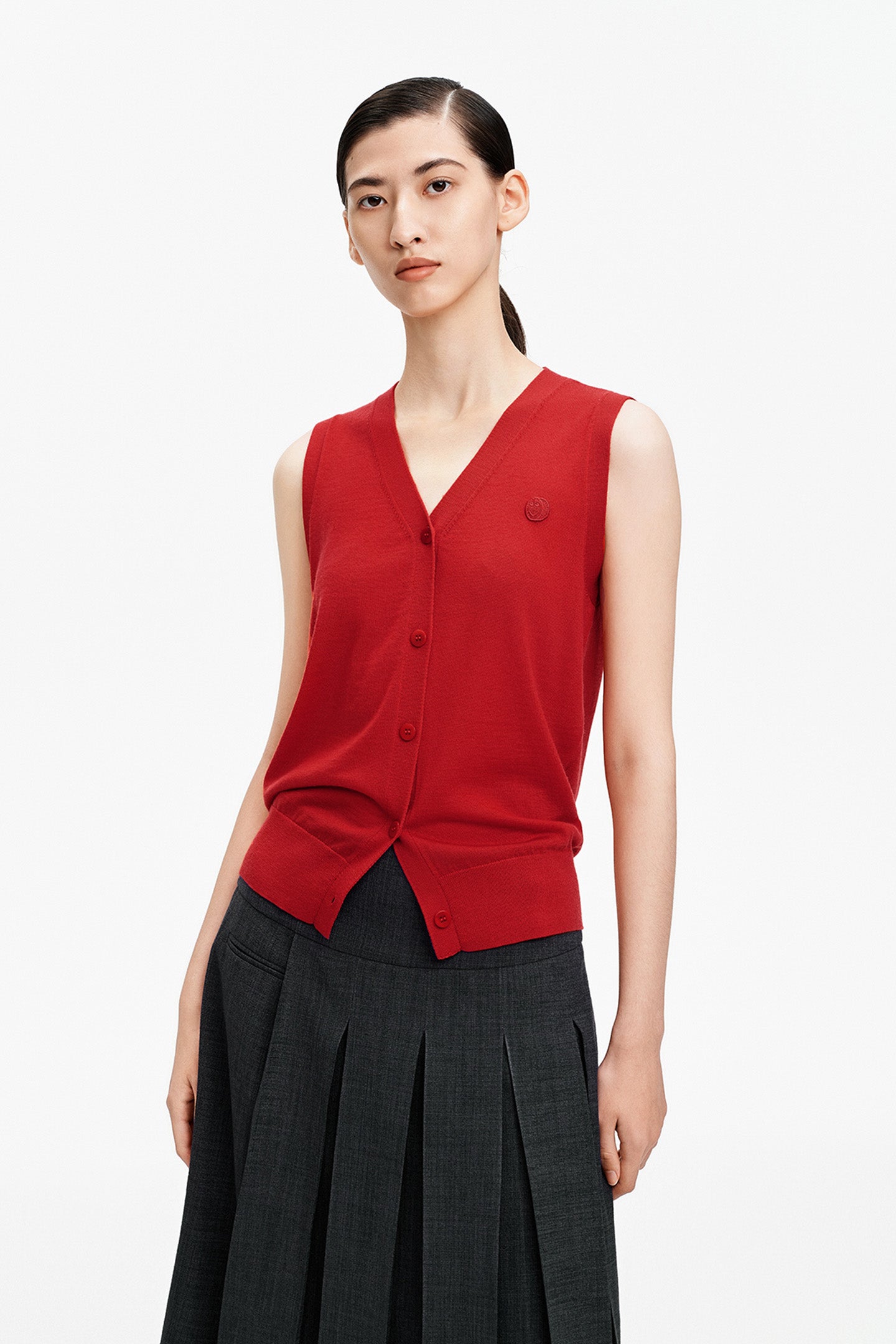 Merino Wool Knitted Cardigan