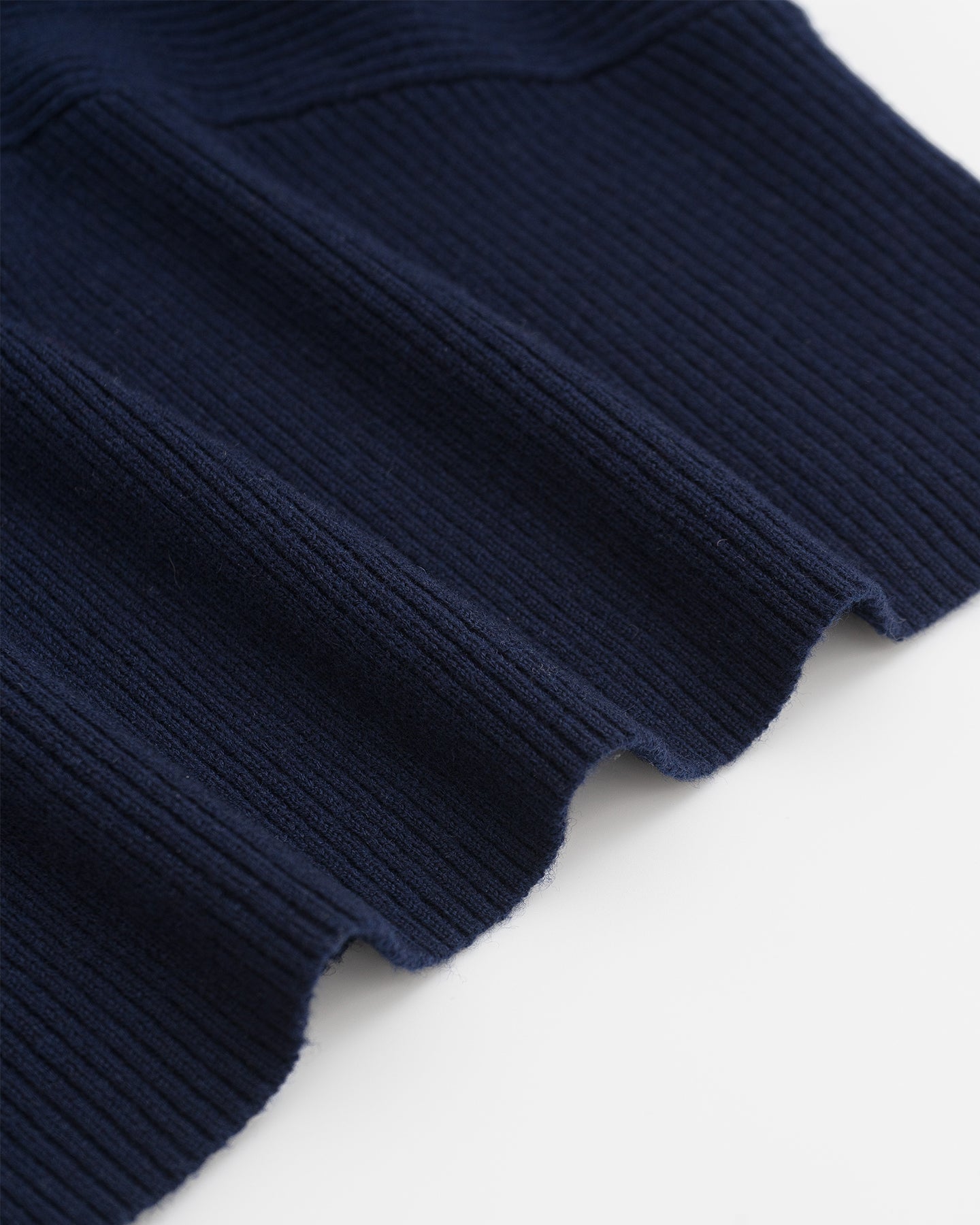 Wool Blend Half Turtleneck Zip-UP Sweater