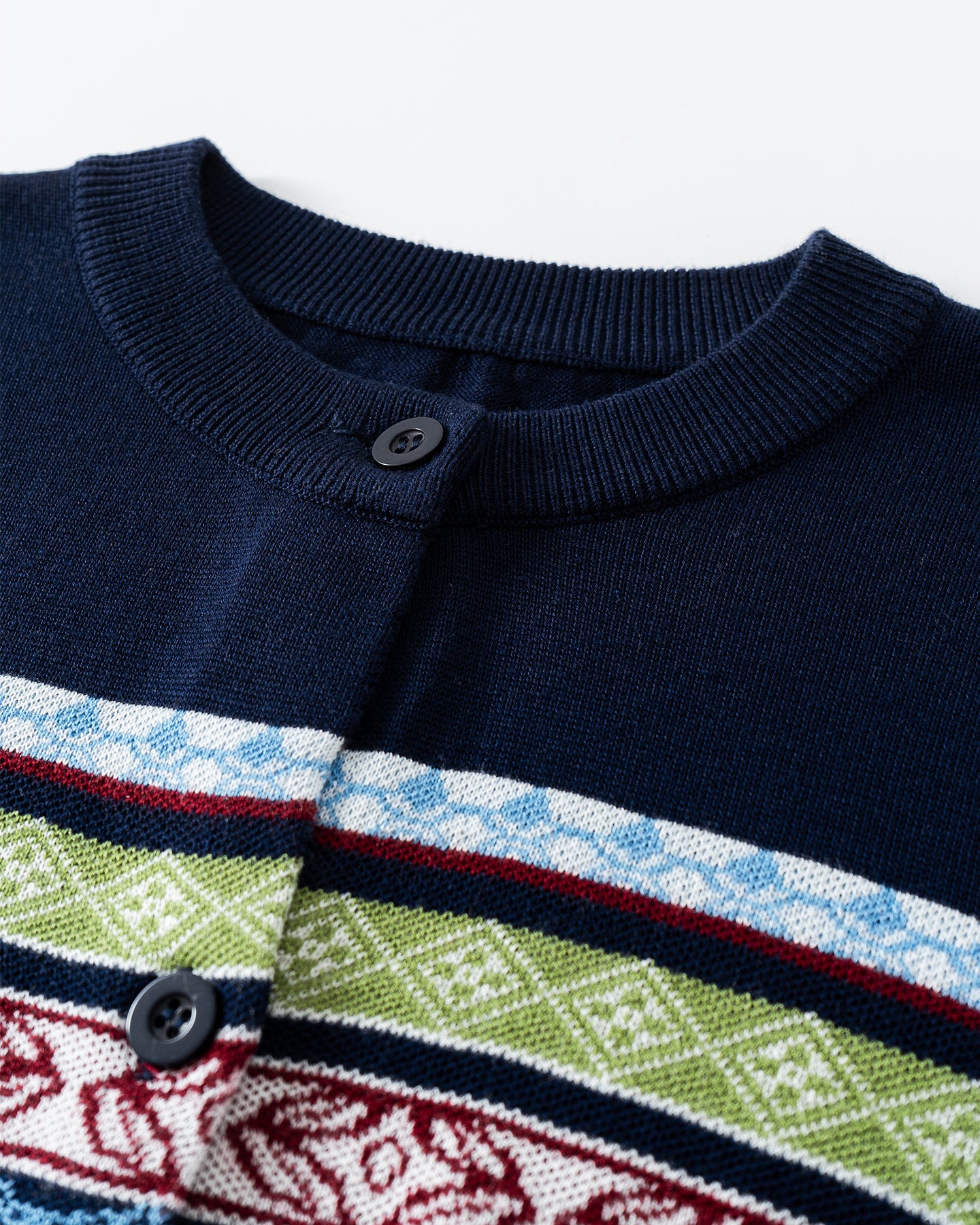 Tencel and merino wool blend striped cardigan