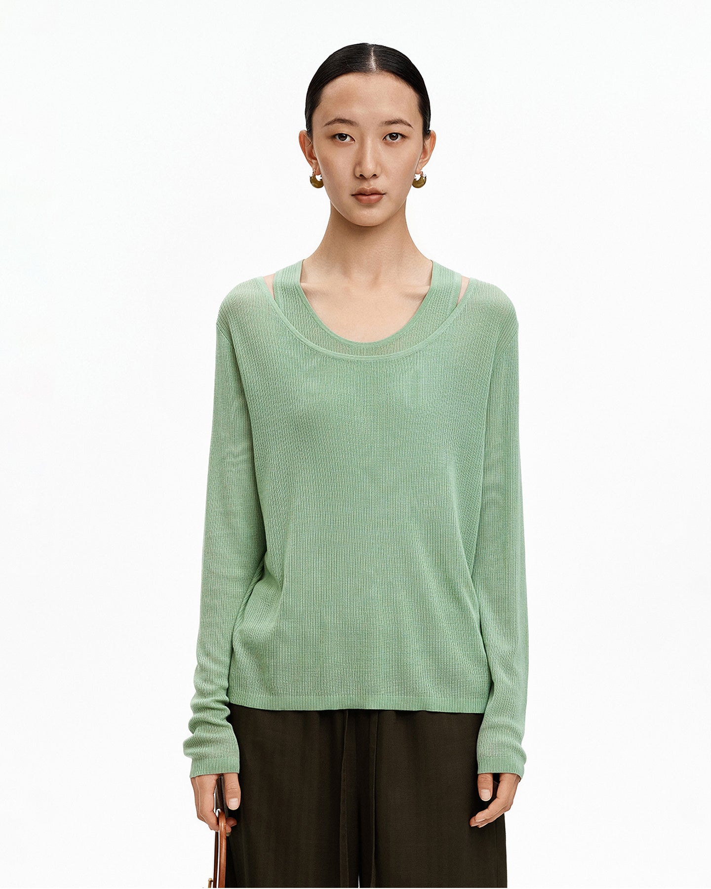 Tencel Silk Knitted Cover-up Vest