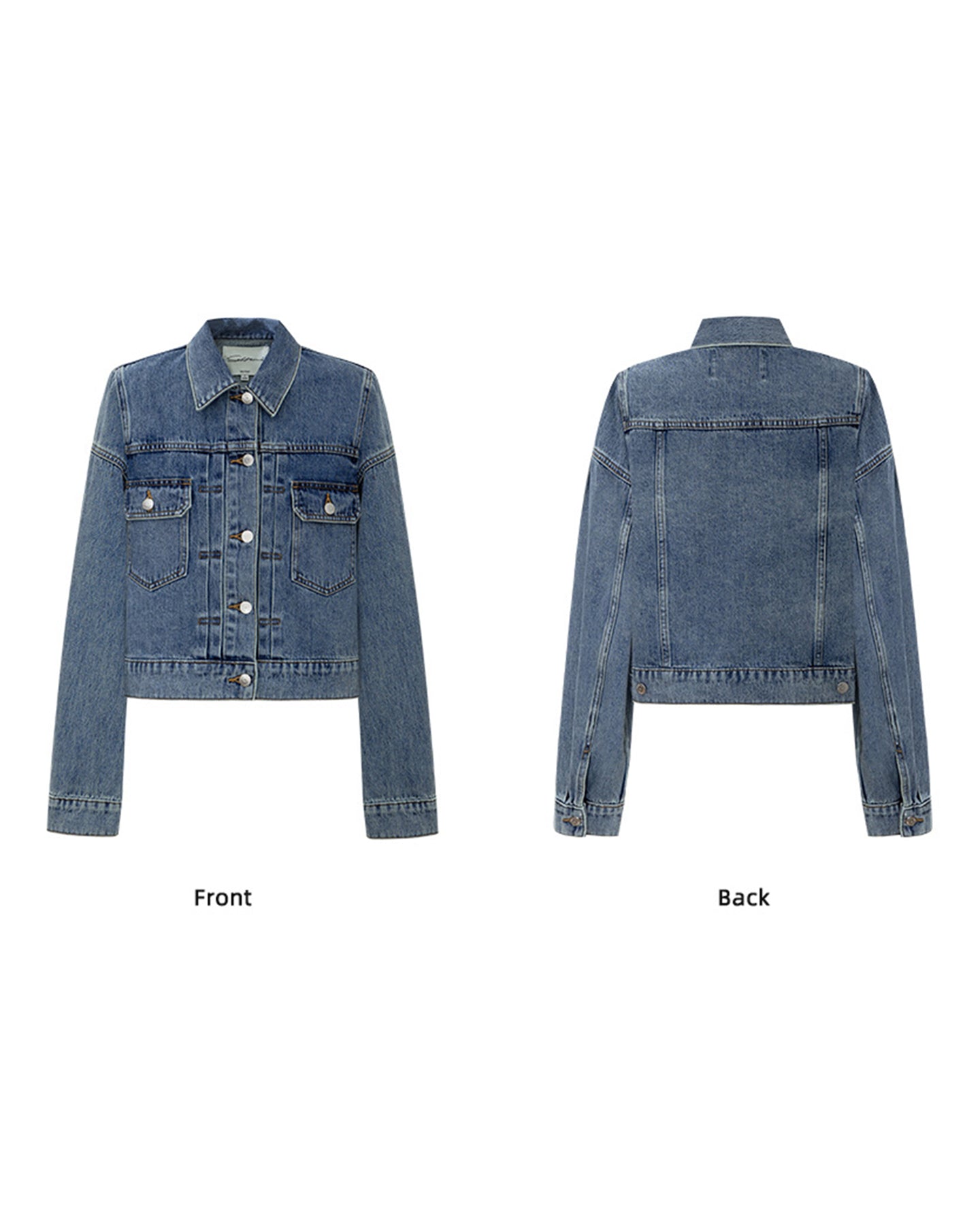 Cotton Vintage Washed Denim Jacket