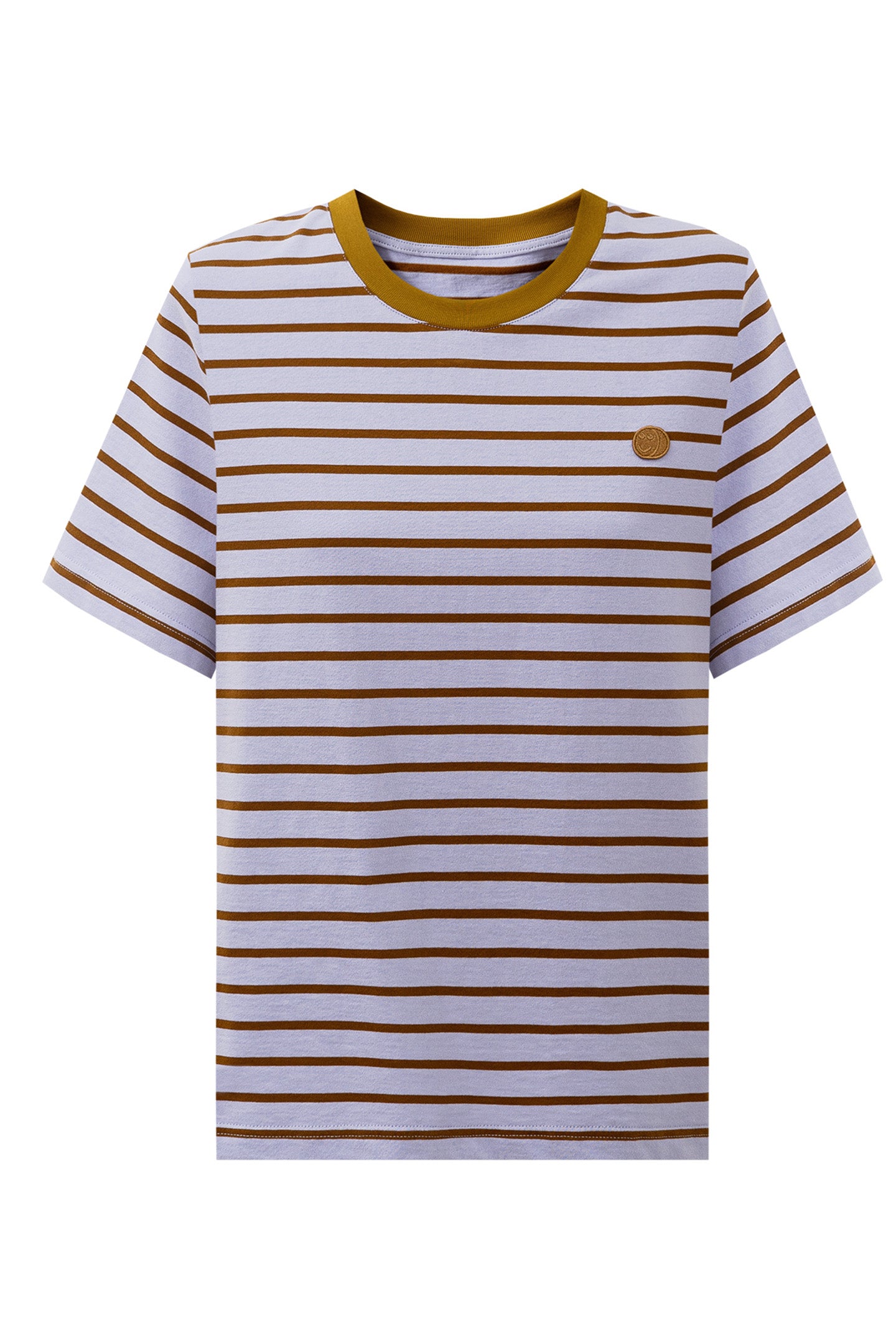 Women's Pure Cotton Striped Short-Sleeve T-Shirt