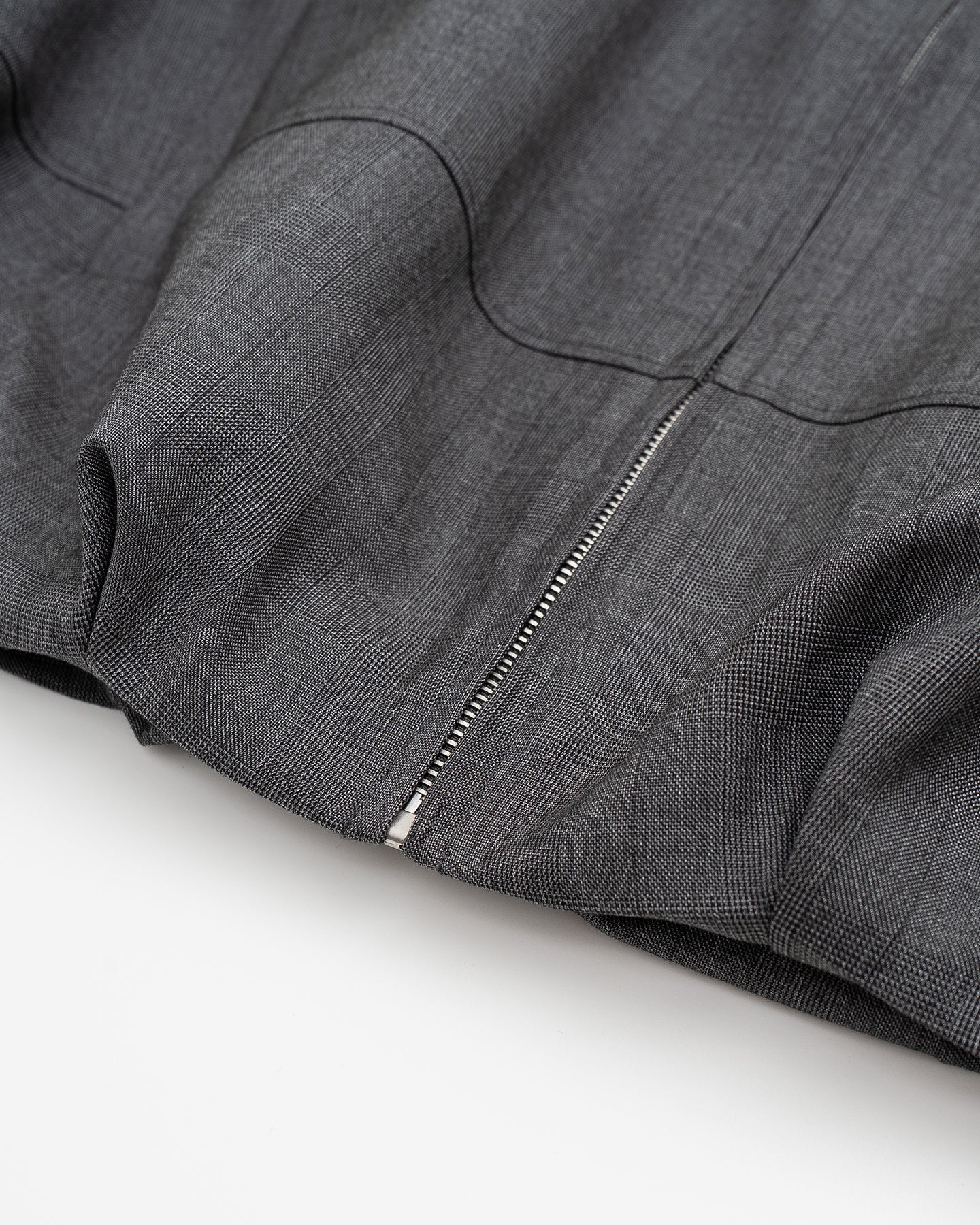 Gray Jacket + Skirt Suit