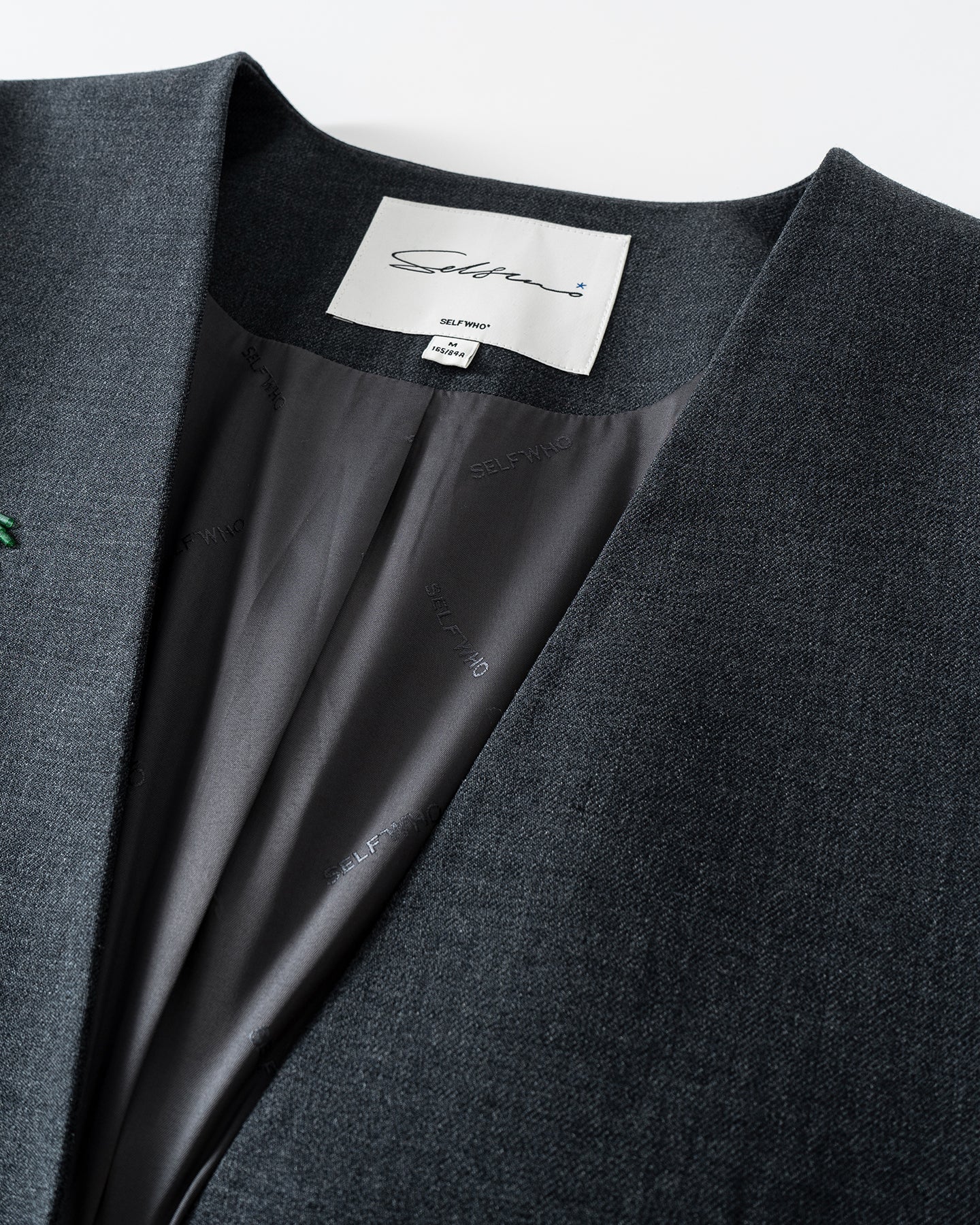 Beaded V-neck Suit
