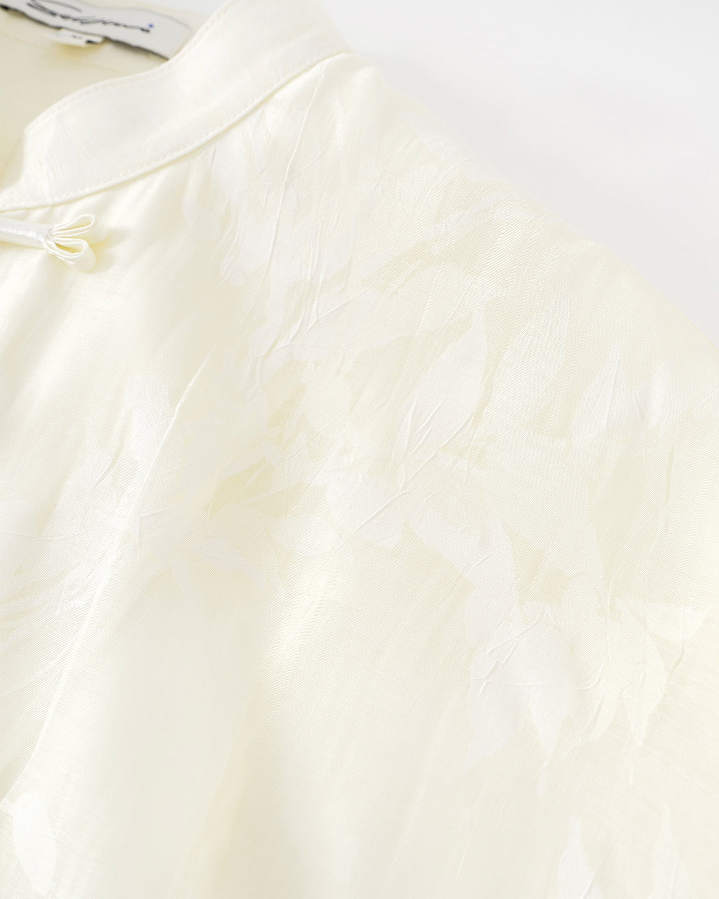 New Chinese-Style Shirt with Willow Branch Print