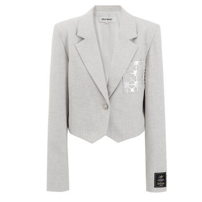 SELFWHO Classic Peak Lapel Suit Jacket