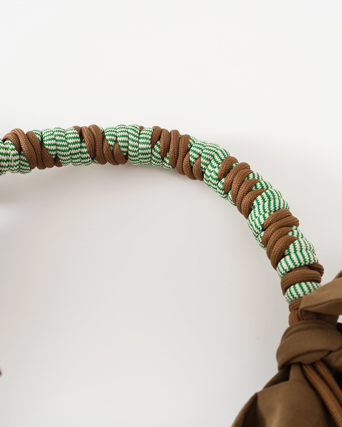 Two-Tone Braided Bag
