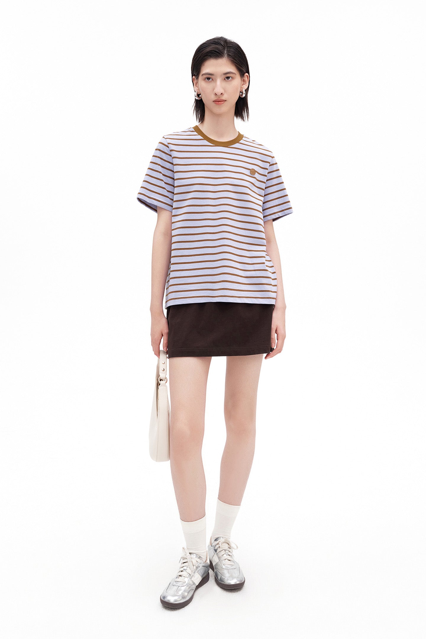 Knitted A-Line Mini Skirt