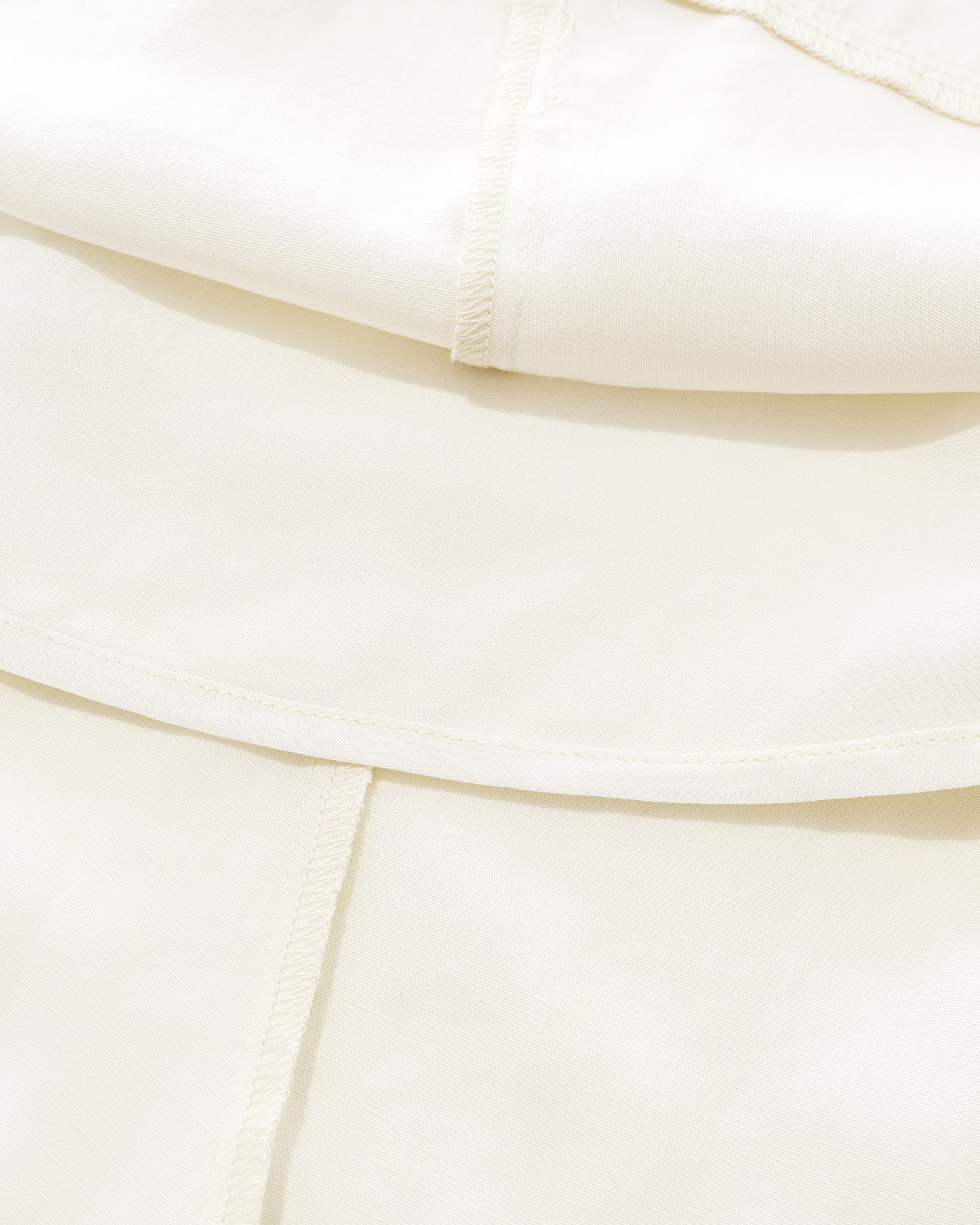 Lyocell and Linen Pleated Skirt